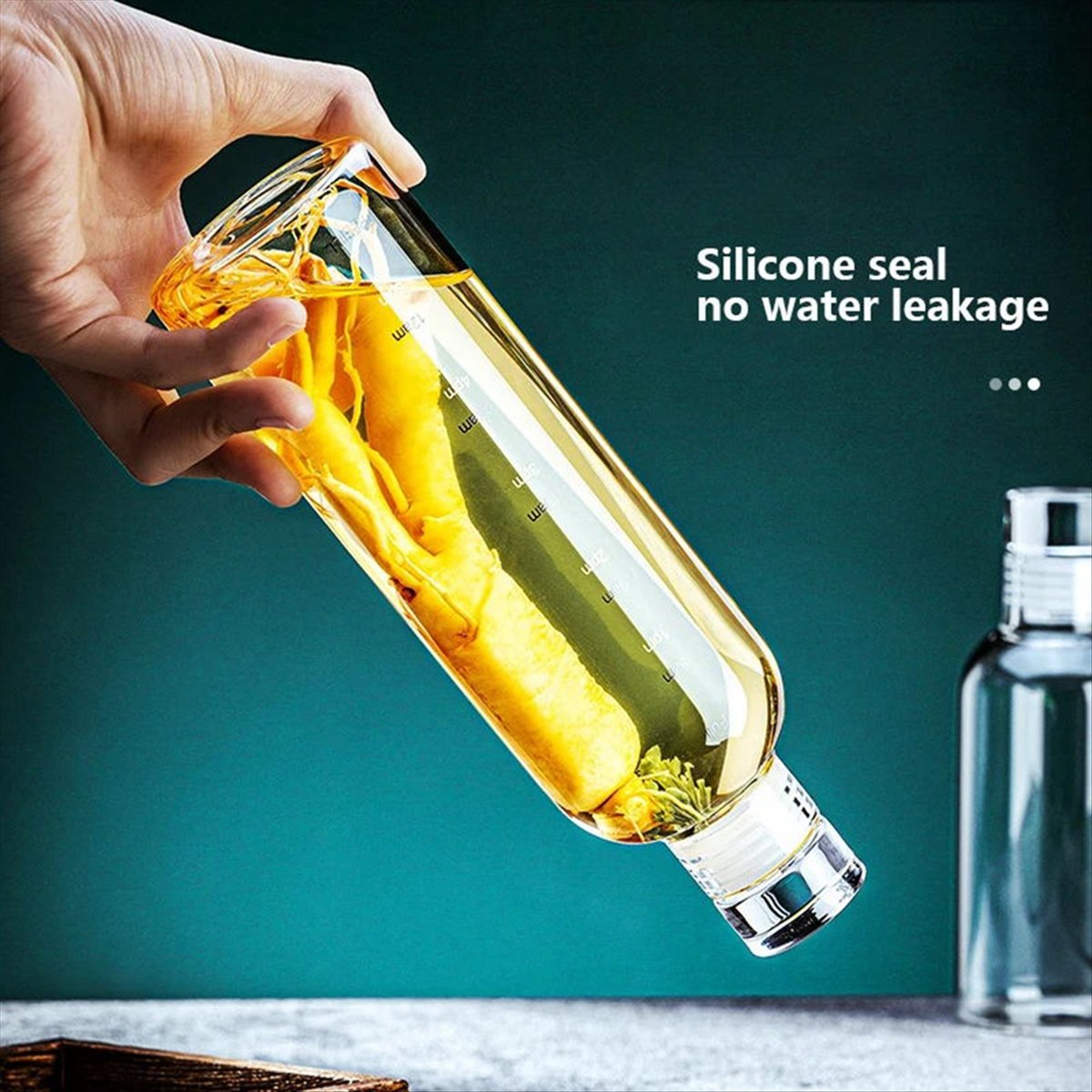 Outdoor Sport Glass Water Bottle - زجاجة مياه رياضية زجاجية سعة 1000