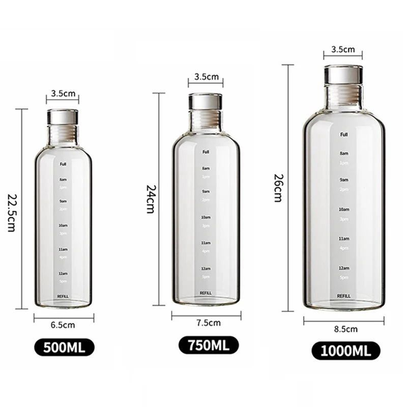 زجاجة مياه رياضية من زجاج البو - مراجعة Outdoor Sport Glass Water Bottle وسعره